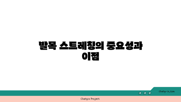 발목 근육 강화를 위한 아이엔가 요가 스트레칭법