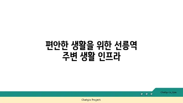 선릉역 역세권 아파트: 가치 있는 투자와 편안한 생활을 위한