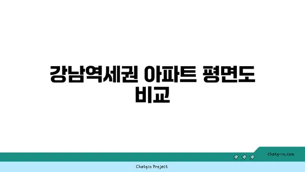 청계산입구역에서 오가는 강남역세권 아파트: 전용면적과 평면도 분석