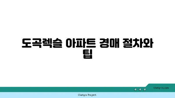 20억대 강남 역세권 대형 평수: 도곡렉슬 아파트 경매 분석