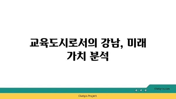 교육도시 강남에서 교육의 기회를 잡으세요, 학군별 최고의 아파트