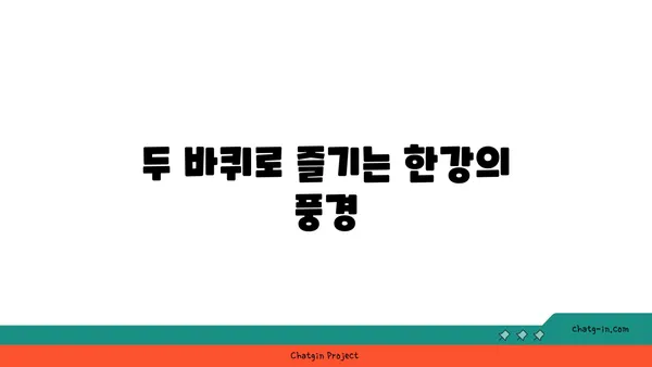 여의도의 자전거 경로 탐험: 한강공원의 두 바퀴 모험