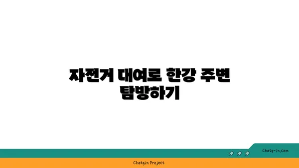 아이와 함께 즐기는 여의도 한강공원: 물놀이, 자전거 대여, 요금