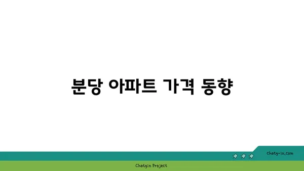 분당 분양아파트 특가! 강남까지 19분 거리의 더블역세권
