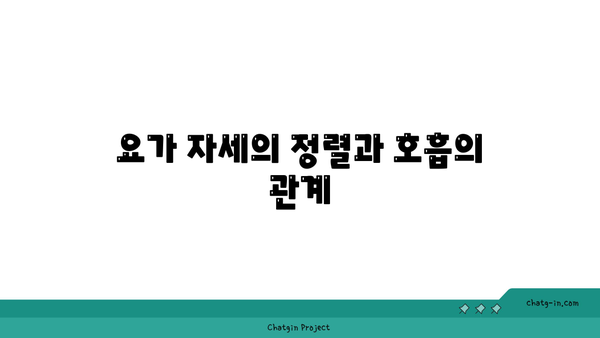 요가 자세에서 올바른 정렬과 그 중요성