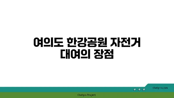 여의도 한강공원 자전거 공유 프로그램: 편리하고 저렴한 옵션