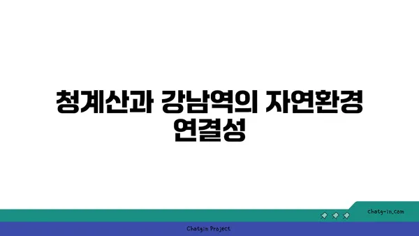 청계산입구역을 활용한 강남역세권 아파트: 해당 지역의 역사와 문화
