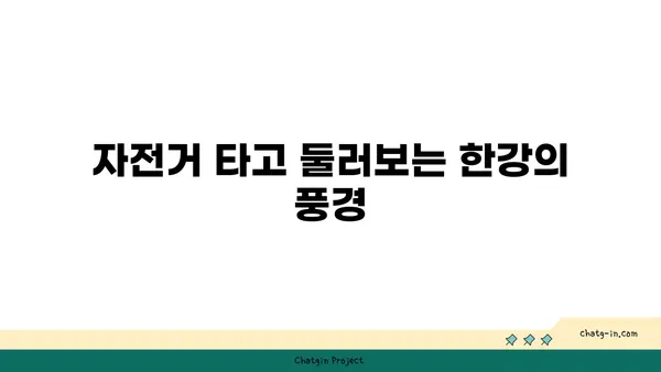 여의도 한강공원 자전거 대여: 아이들과 함께 물놀이와 놀이 즐기기