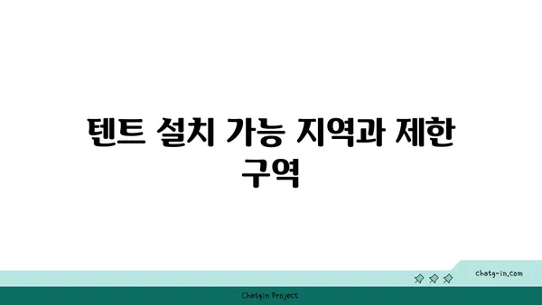 규정 준수하는 여의도 한강공원 한강 텐트 대여: 텐트 설치 위치와 규칙