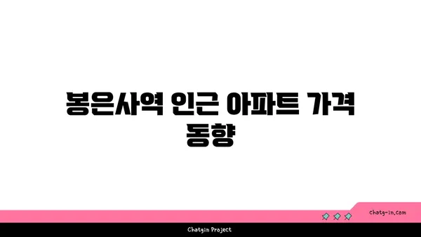 역세권 아파트 안내: 봉은사역역세권의 매력