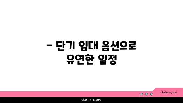 1개월 단기 임대 가능: 신논현역 역세권 쓰리룸 아파트