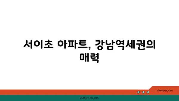 서이초 강남역세권 풀옵션 아파트 매매
