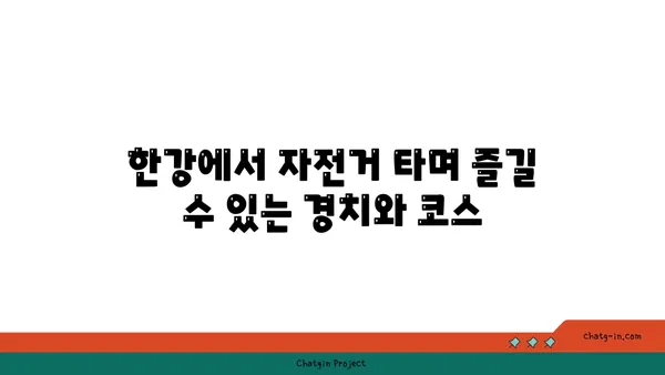 2021년 여의도 한강공원의 새로운 자전거 대여 존