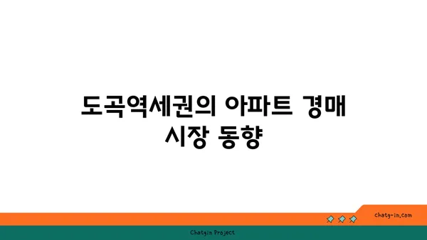 도곡역세권 아파트 경매 분석, 20억대 대형 평수
