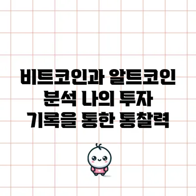 비트코인과 알트코인 분석: 나의 투자 기록을 통한 통찰력